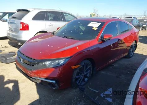 2020 Honda Civic Ex z USA, uszkodzony, nr VIN 19XFC1F39LE019991